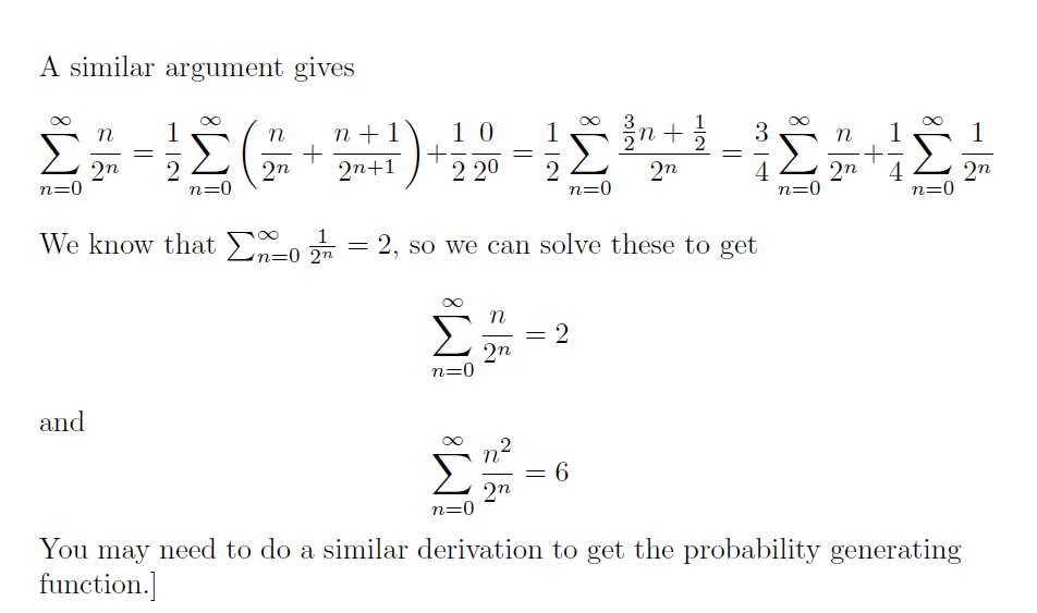 Solved Calculate the probability generating function of a | Chegg.com