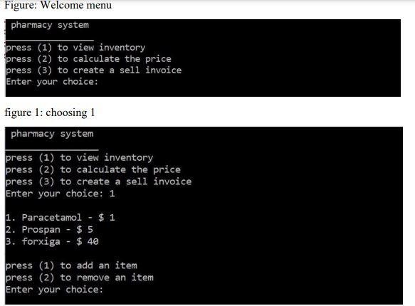 Solved Write a C++ program that resembles a pharmacy. Values | Chegg.com