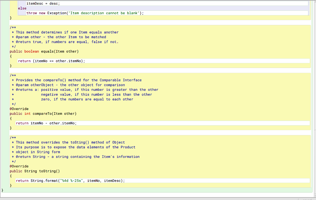 Solved Need help with this Java. I need help with the "to | Chegg.com