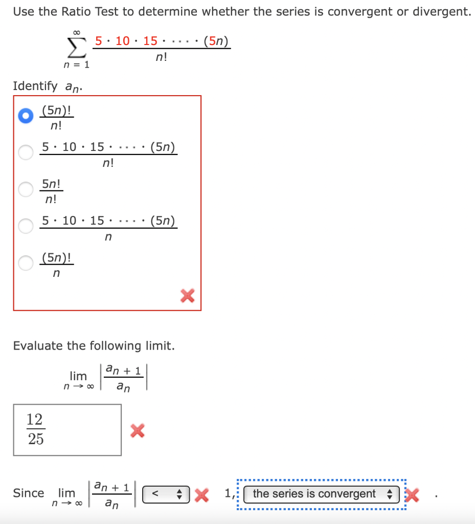 Solved Use the Ratio Test to determine whether the series is | Chegg.com