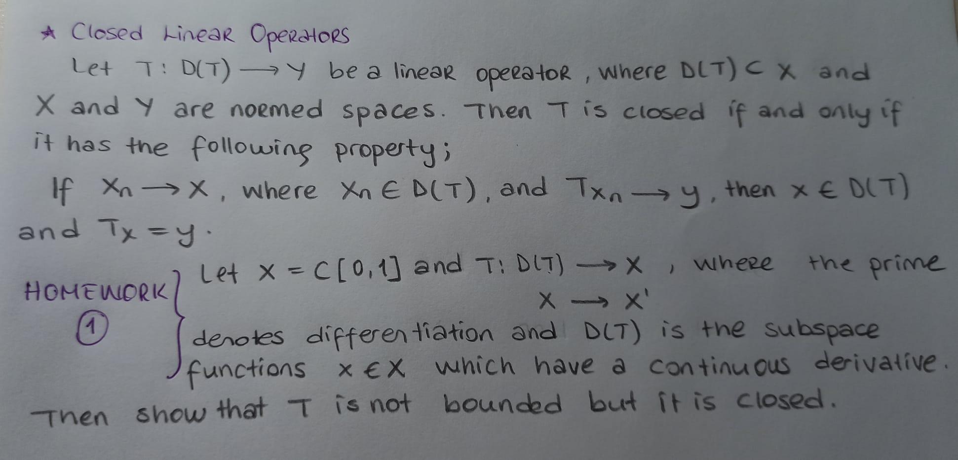 Solved FUNCTIONAL ANALYSIS Could you answer this Chegg