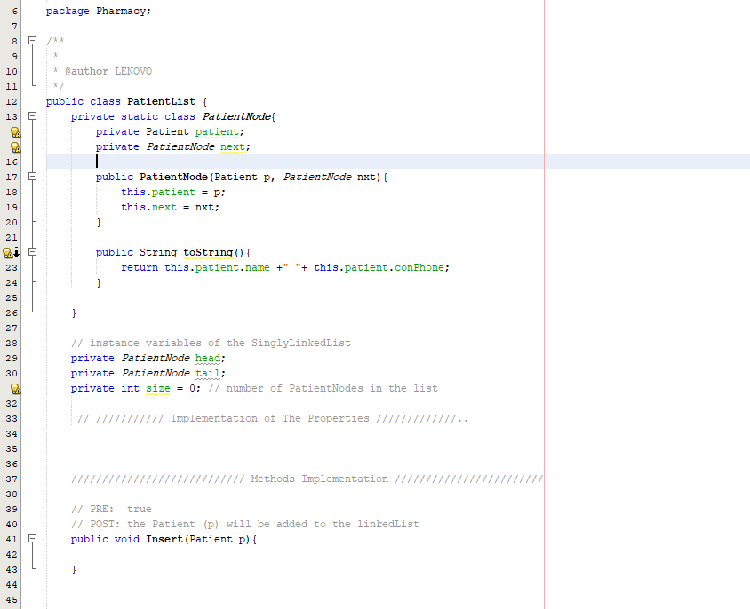 Solved /* * To change this license header, choose License | Chegg.com