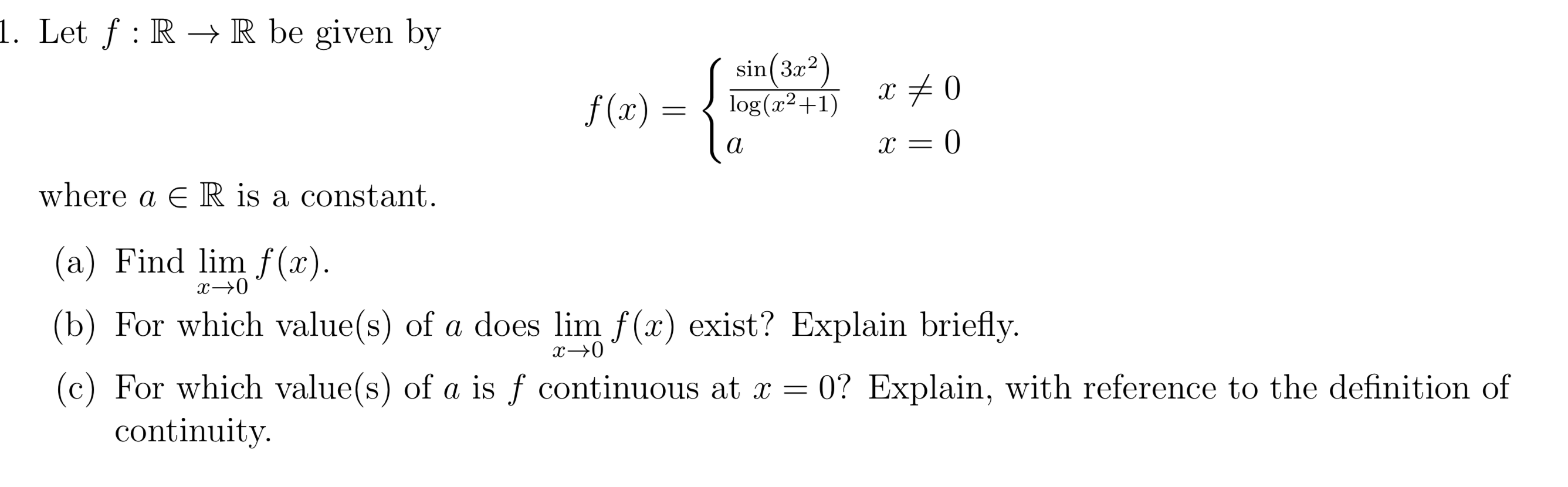 Solved Could you state where you use the Sandwich Theorem | Chegg.com