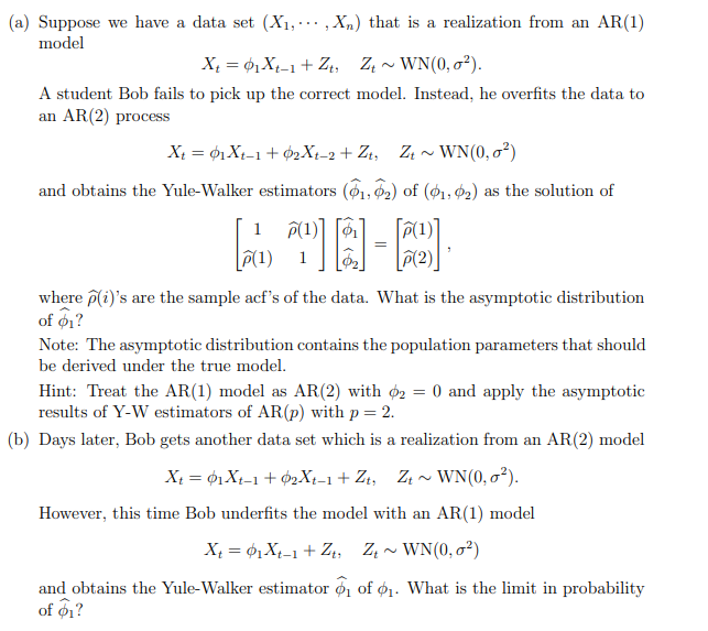 (a) Suppose we have a data set (X1,...,xn) that is a | Chegg.com