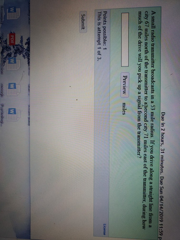 Solved a small radio transmitter broadcasts in a 53 mile