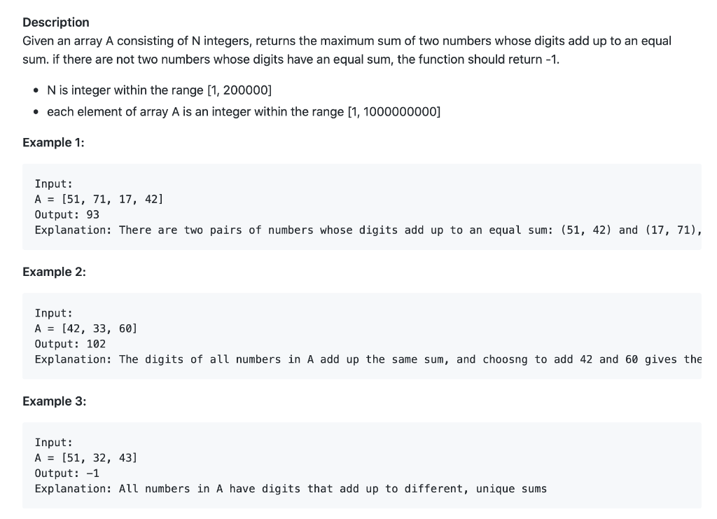 Solved Description Given Array Consisting N Integers Retu