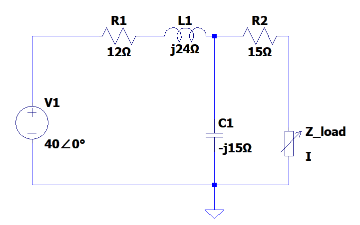 Solved Find the load impedance in the circuit shown in the | Chegg.com