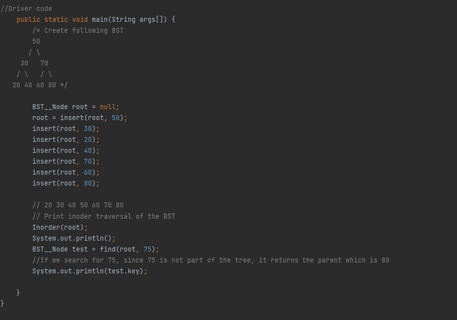 Solved import java.util.*; public class BST_InsertBST__Node | Chegg.com