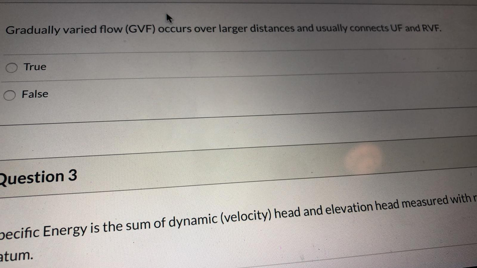 Solved False. Fill In The Blanks Questions Question 1 Froude 