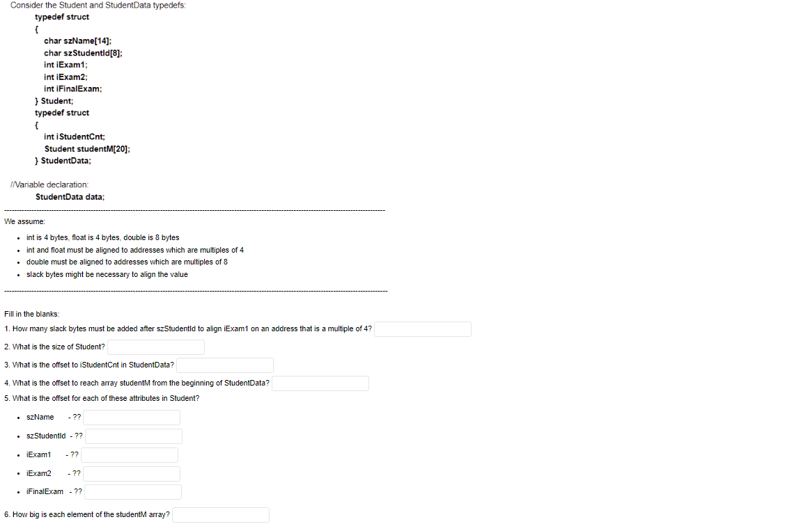 Solved help me fill in the blanks. i am very confused on how | Chegg.com
