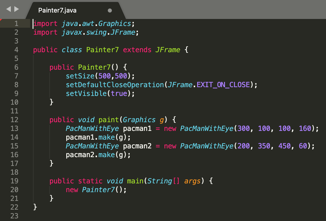 Solved Complete method "public void setYCenter(int num)" of | Chegg.com