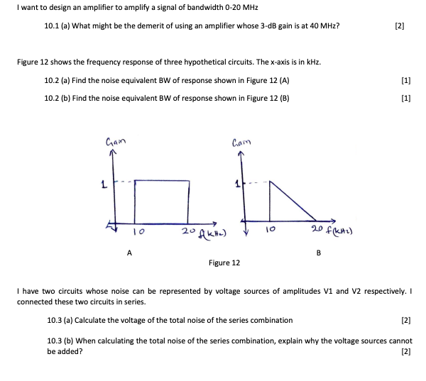 Solved I want to design an amplifier to amplify a signal of | Chegg.com