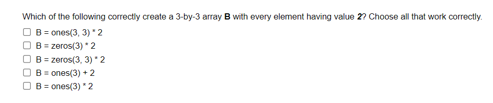 Solved Second, Assign Array B With Array A Multiplied By 11. | Chegg.com