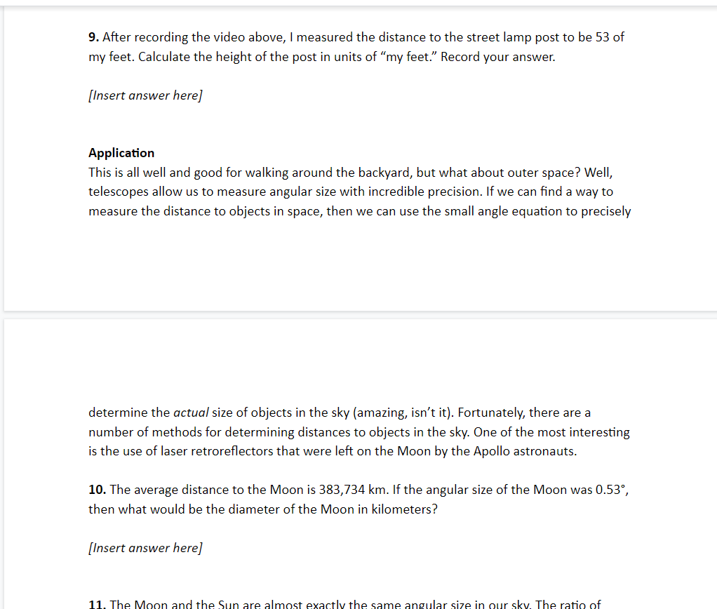 Solved Small Angle Equation Introduction In This Lab Acti Chegg Com