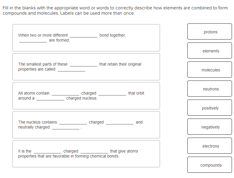 Solved Fill in the blanks with the appropriate word or words