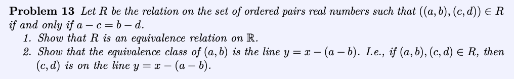 Solved Problem 13 Let R Be The Relation On The Set Of | Chegg.com