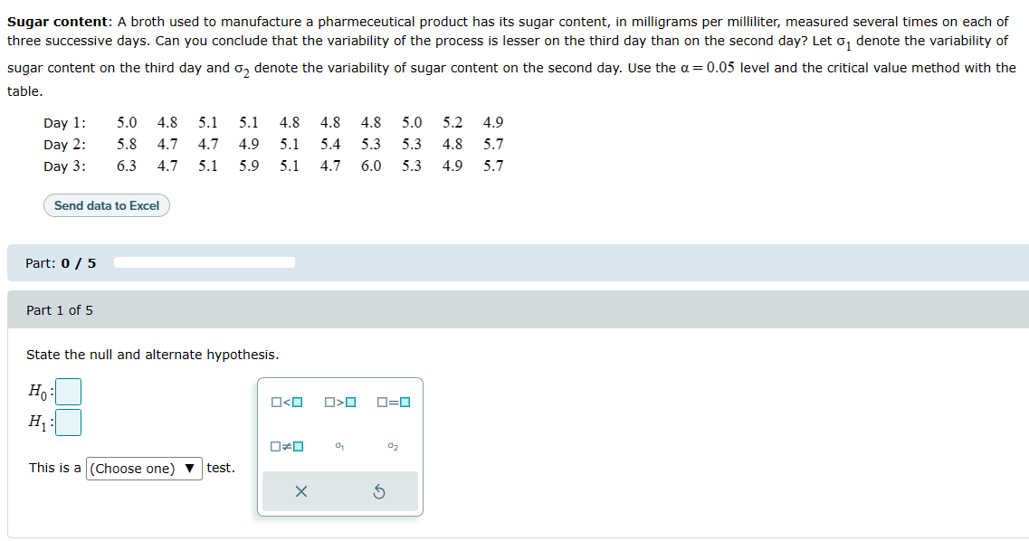 F STATISTIC DEGREES OF FREEDOM NUMERATOR DENOMINATOR visual data 8