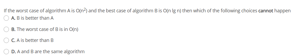 Solved What is the worst case time complexity of the delete | Chegg.com