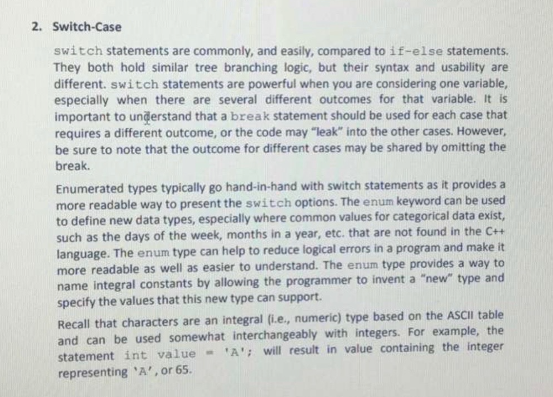 solved-2-switch-case-switch-statements-are-commonly-and-chegg