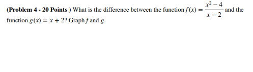 Solved (Problem 4−20 Points) What is the difference between | Chegg.com