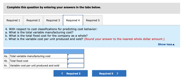 Solved Problem 1-24 Different Cost Classifications for | Chegg.com
