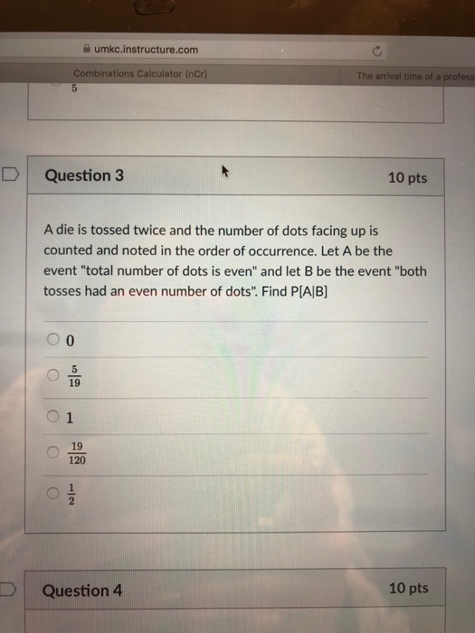 Solved 을 Combinations Calculator (nCr)