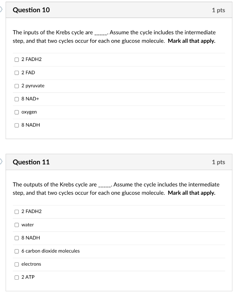 solved-the-inputs-of-the-krebs-cycle-are-assume-the-chegg