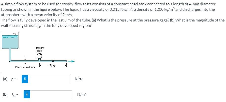 Solved A simple flow system to be used for steady-flow tests | Chegg.com