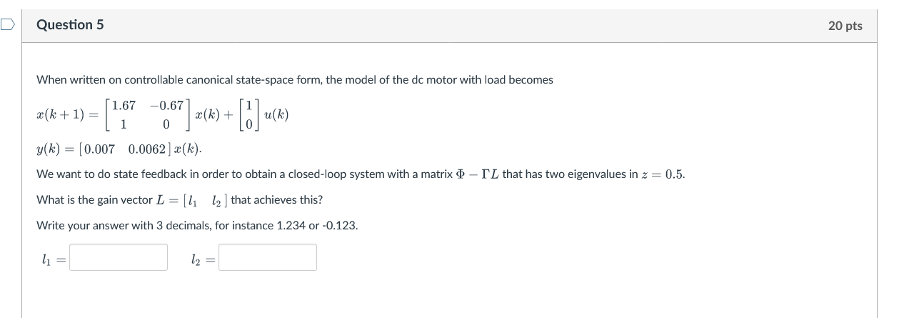 solved-when-written-on-controllable-canonical-state-space-chegg