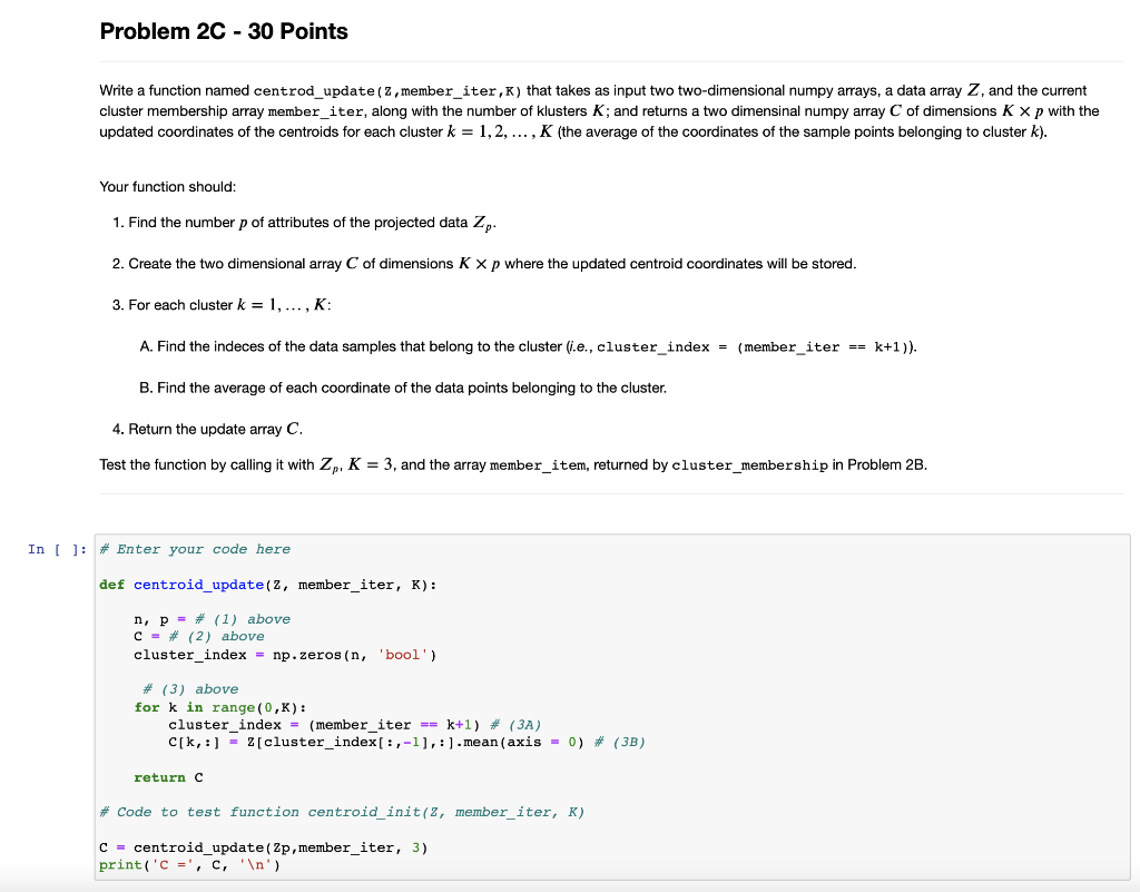 Solved Problem 2A 30 Points Write a function named Chegg