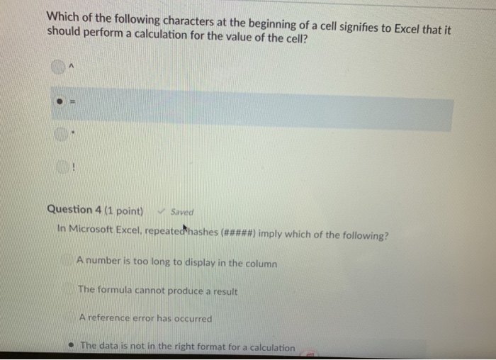 Solved Which of the following characters at the beginning of | Chegg.com