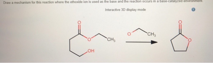 Solved Draw a mechanism for this reaction where the ethoxide | Chegg.com