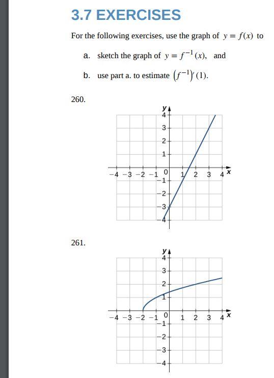 Solved 3.7 EXERCISES For the following exercises, use the | Chegg.com