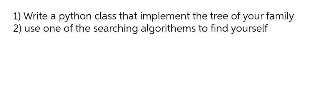 Solved 1) Write a python class that implement the tree of | Chegg.com