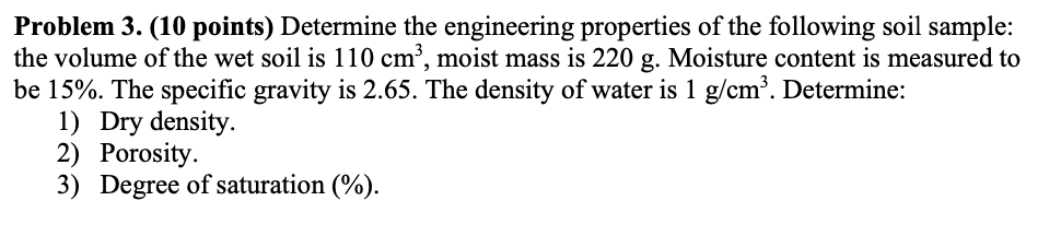 Solved Problem 3 10 ï Points ï Determine The Engineering Chegg