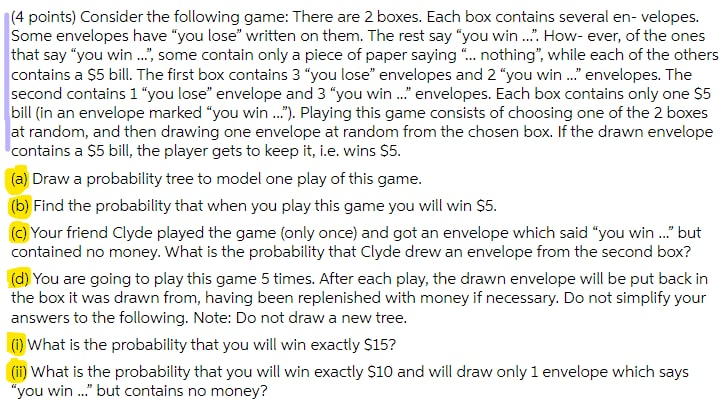 (4 points) Consider the following game: There are 2 | Chegg.com