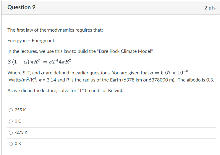 Solved If the temperature (T) is 10 K, what is the value of | Chegg.com
