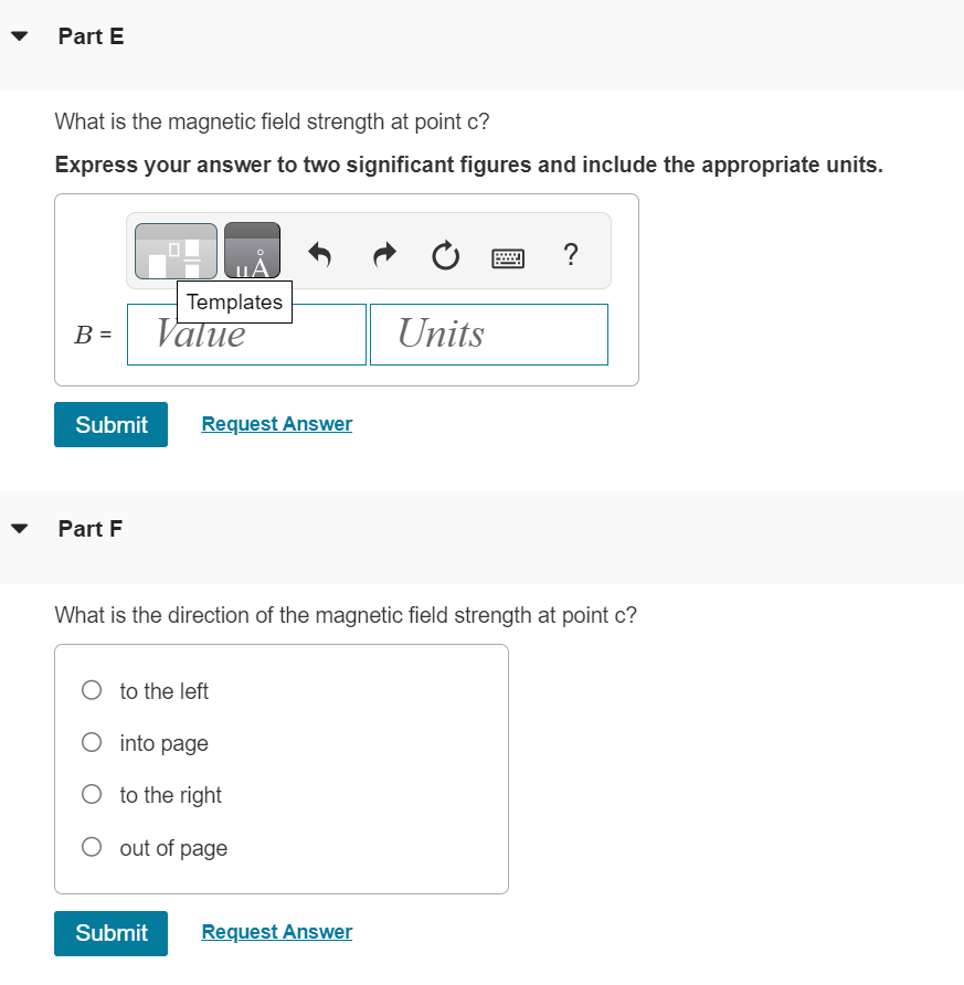 Solved \r\nWhat is the magnetic field strength at point b? | Chegg.com