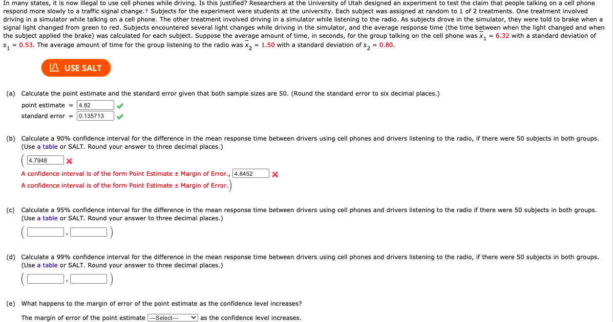 Solved In a study of 420,111 cell phone users, 144 subjects