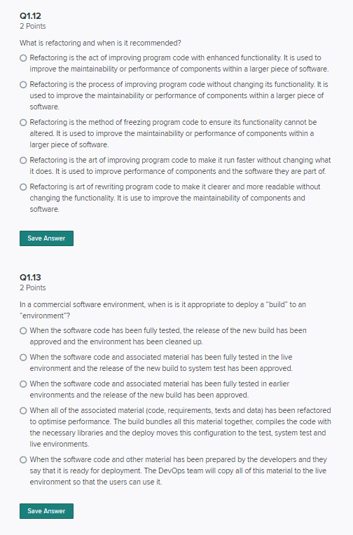 Solved Q1.2 2 Points Identify two disadvantages of using the | Chegg.com