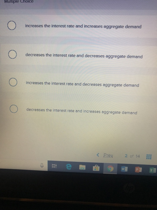 Solved an increase in the money supply all else held | Chegg.com