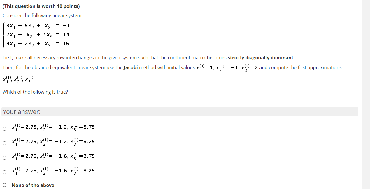 Solved (This Question Is Worth 10 Points) Consider The | Chegg.com