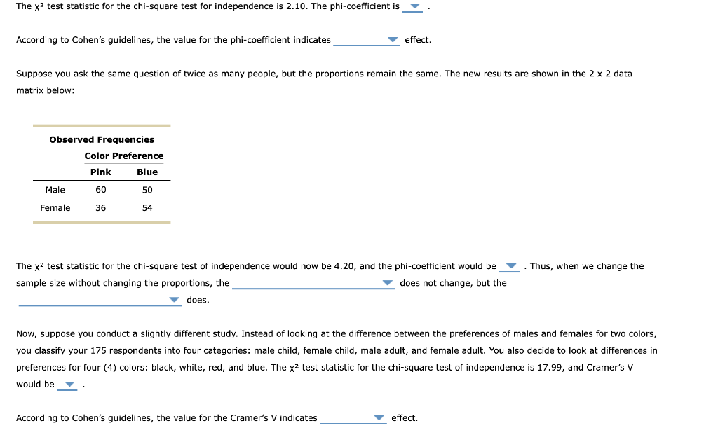 7 Effect Size For The Chi square Test For Chegg