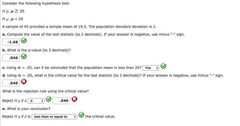 Solved Consider The Following Hypothesis Test H0 20 Ha Chegg