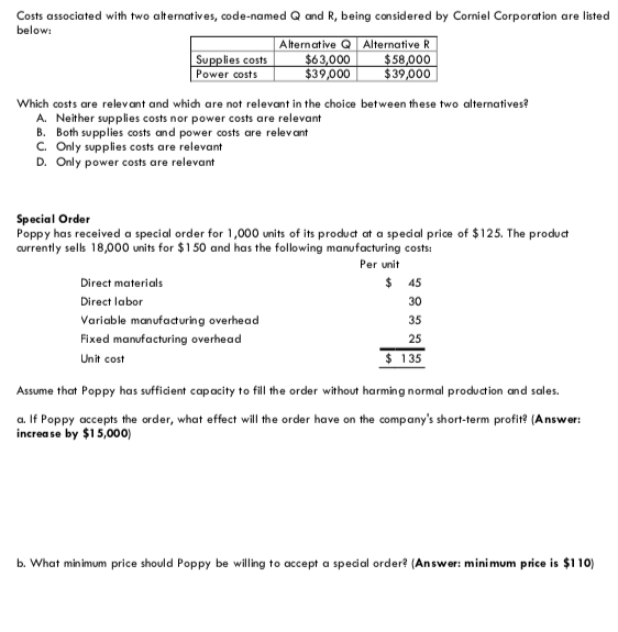 Solved Answers are given but need to know how to get them. | Chegg.com