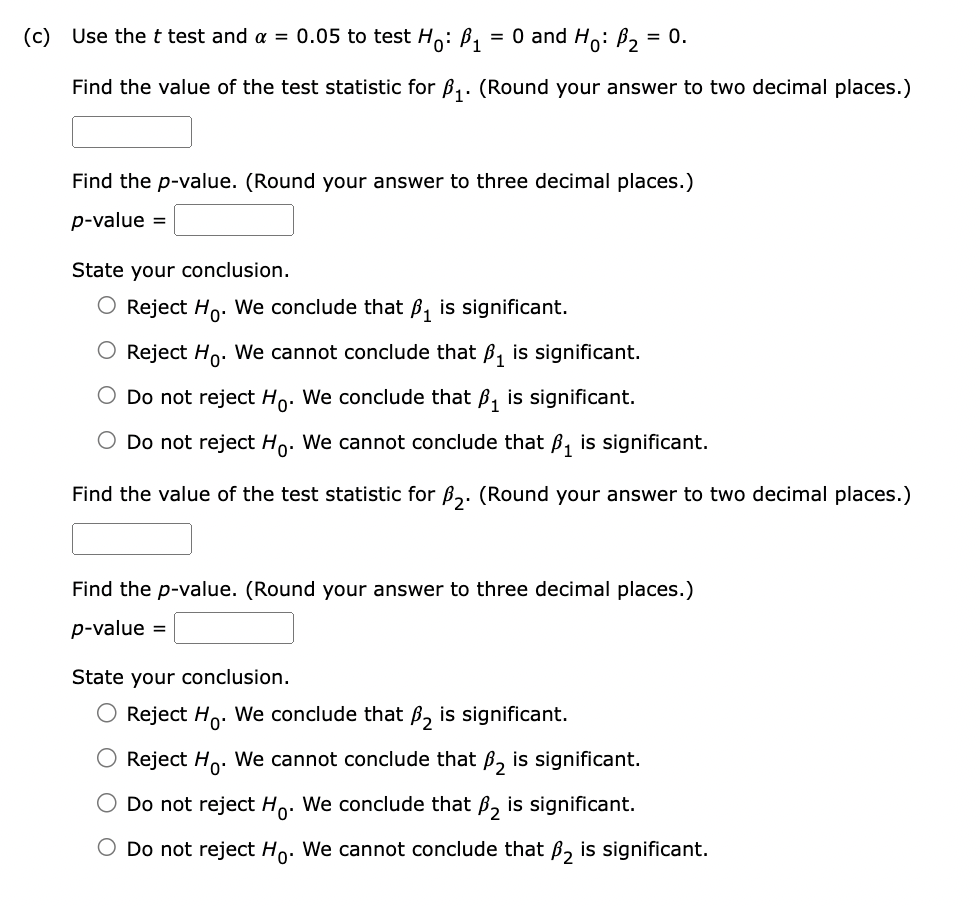 Solved (a) Compute the missing entries in this partial | Chegg.com