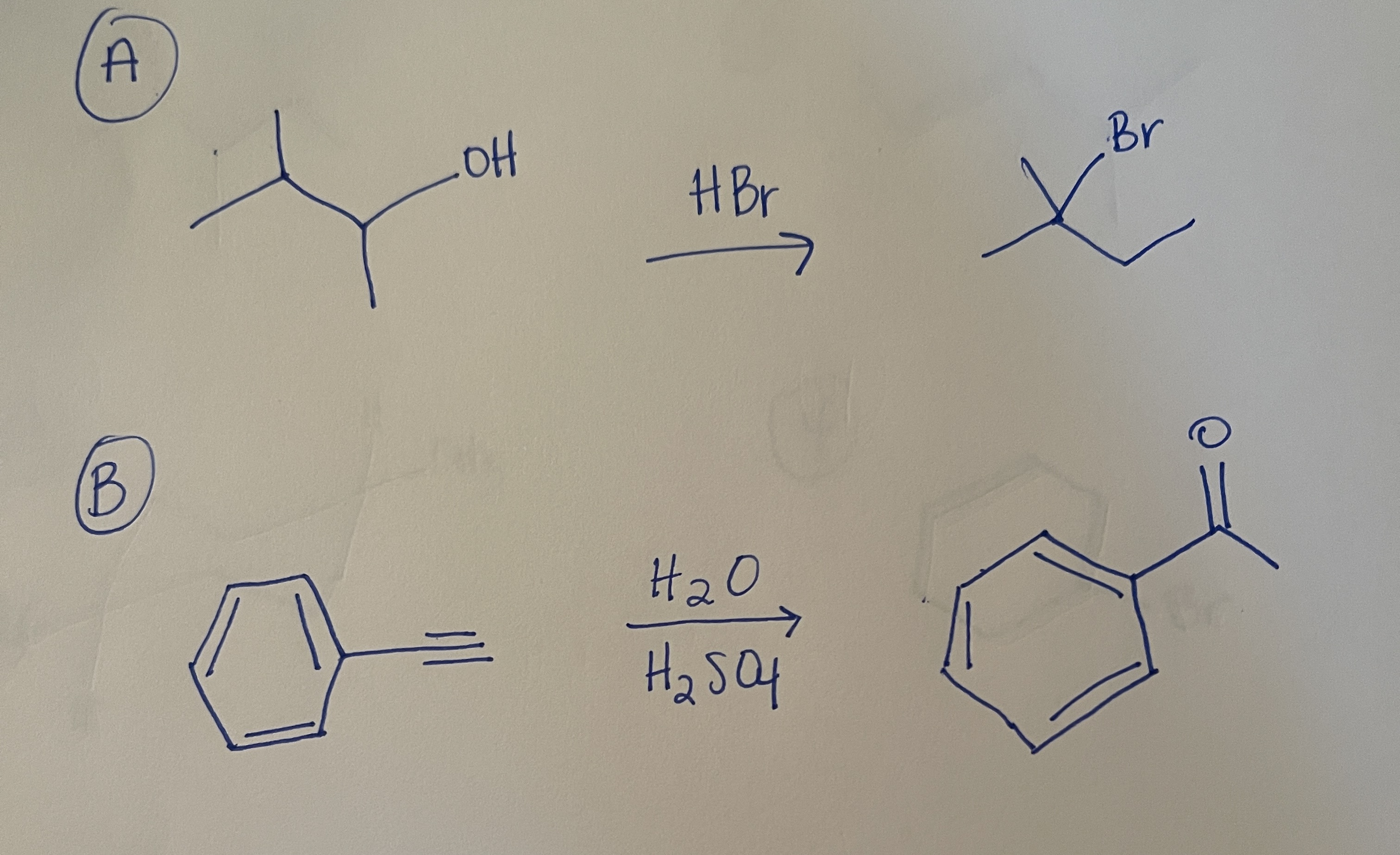 Solved (A)(B)propose A Mechanism For Each Of The Following | Chegg.com