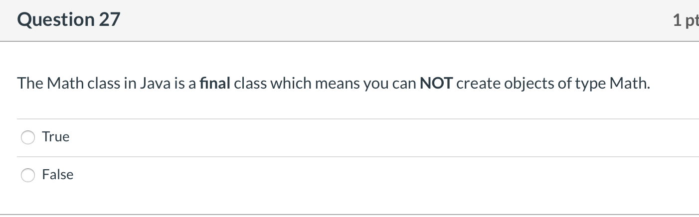 Solved Hi I am taking Java and I am stuck on these questions | Chegg.com