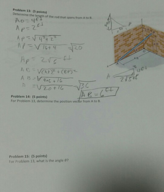 Solved Problem 13: (5 points) Determine the length of the | Chegg.com