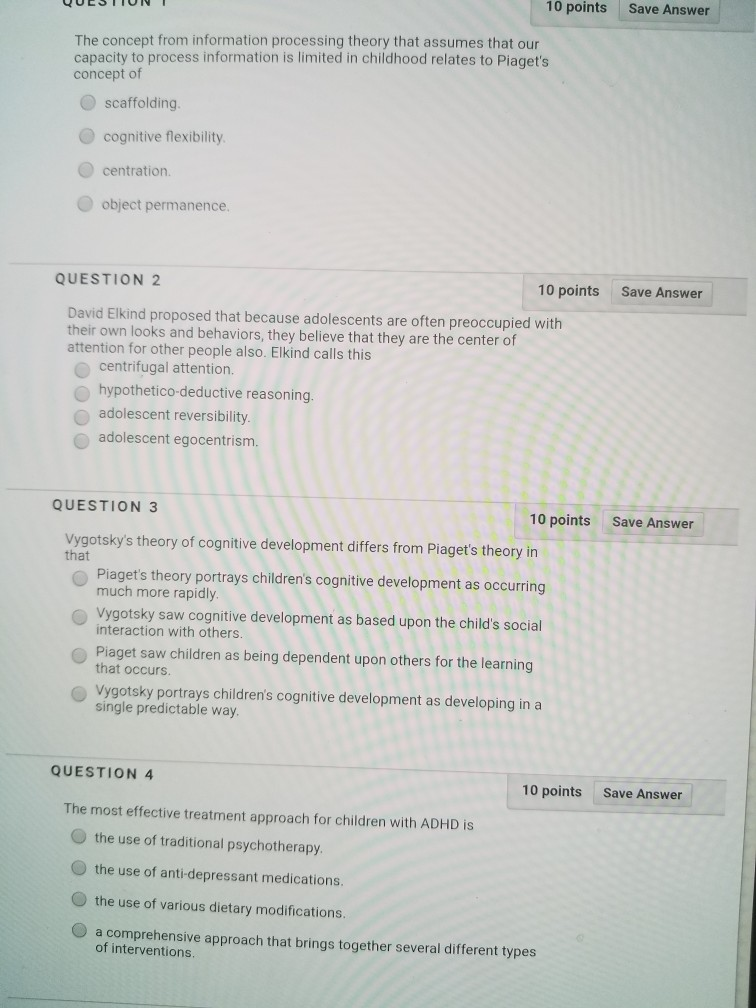 Solved 10 points Save Answer The concept from information Chegg